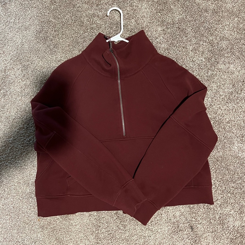 Lululemon scuba oversized funnel neck half zip
